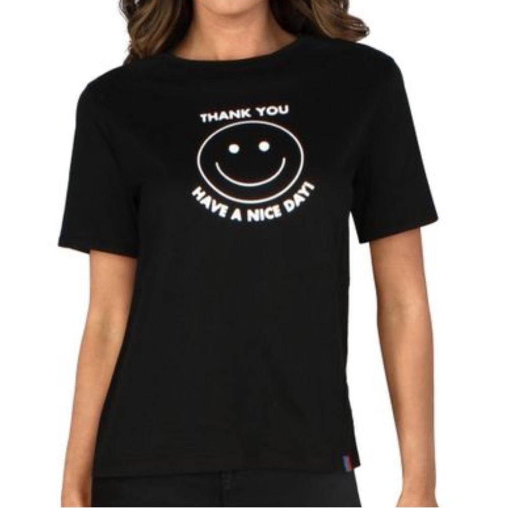 KULE Thank you have a nice day Black t-shirt